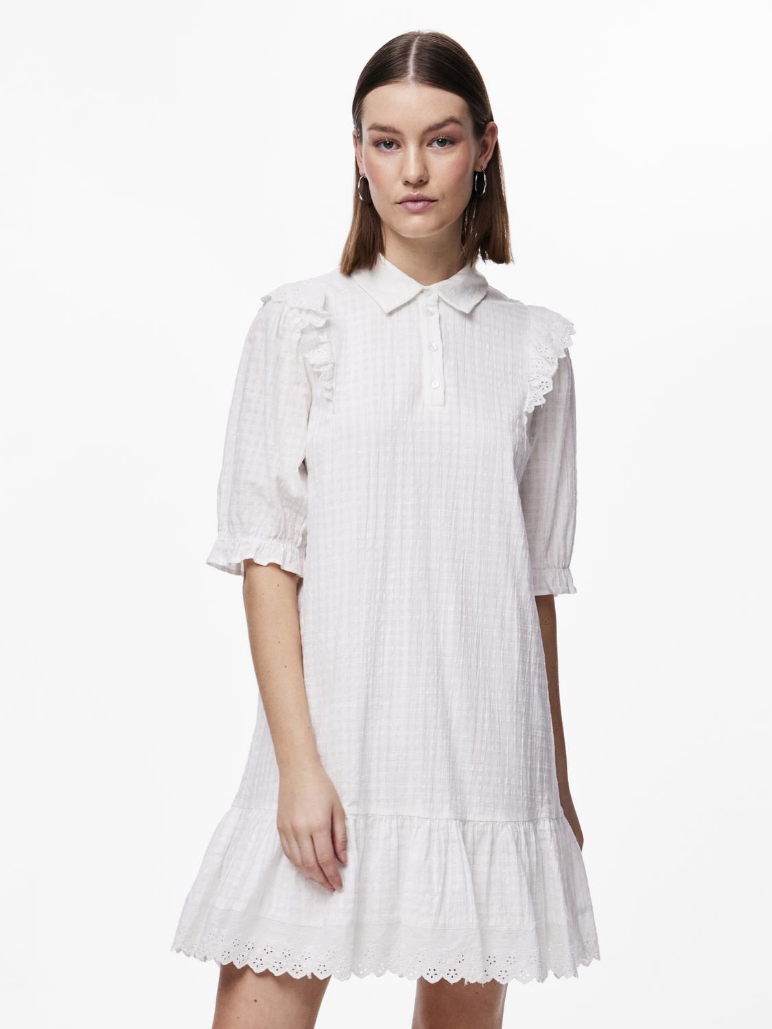 PCAGNETA Dress - Cloud Dancer